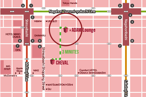 ADAM Lounge Map